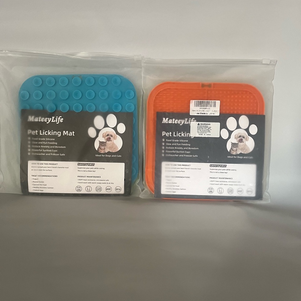 2 packs pet licking mat